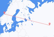 Flights from Perm, Russia to Ørland, Norway