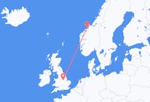 Flights from Kristiansund, Norway to Nottingham, the United Kingdom