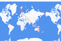 Flights from Merimbula, Australia to Tromsø, Norway