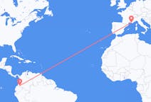 Flyrejser fra Pasto, Colombia til Marseille, Frankrig