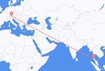Flyrejser fra Krabi, Thailand til Innsbruck, Østrig