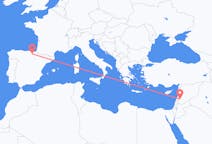 Flyreiser fra Damaskus, Syria til Vitoria, Spania