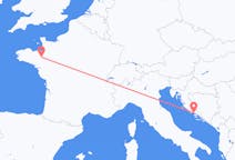 Flyg från Rennes till Split