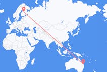 Flights from Bundaberg Region, Australia to Kajaani, Finland