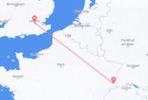 Flyreiser fra London, England til Basel, Sveits