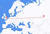 Flights from London, the United Kingdom to Barnaul, Russia
