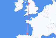 Flyrejser fra Liverpool, England til Santander, Spanien