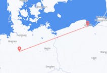 Flyg från Gdańsk, Polen till Hannover, Tyskland