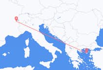 Flüge von Lemnos, Griechenland nach Genf, die Schweiz