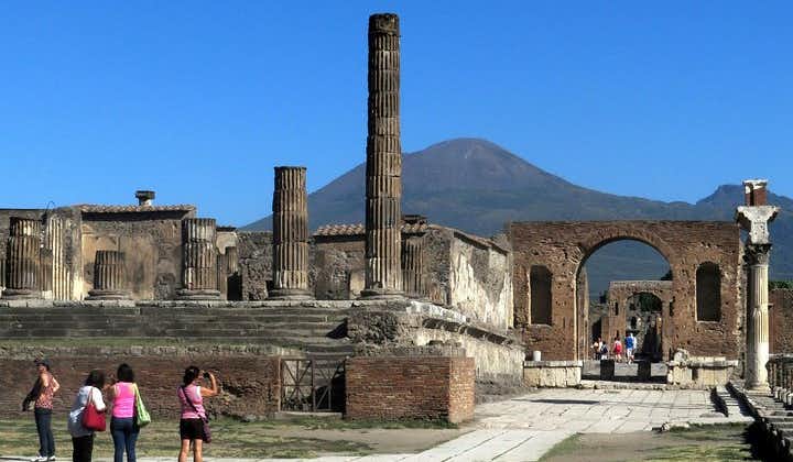 Day trip to Pompeii and Mount Vesuvius from Naples with Pizza or Wine tastings