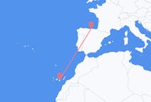 Vols depuis la ville de Santander vers la ville de Las Palmas
