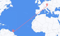 Flights from Cayenne, France to Salzburg, Austria