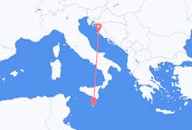 Flights from Valletta in Malta to Zadar in Croatia
