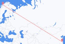 Flüge von Wuxi, China nach Bardufoss, Norwegen