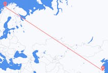 Vols d’Hangzhou, Chine vers Tromso, Norvège