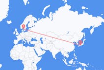 Flyg från Tokushima, Japan till Göteborg, Sverige
