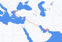 Vluchten van Dubai, Verenigde Arabische Emiraten naar Mytilini, Griekenland