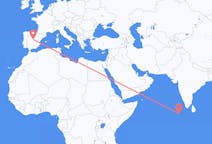 Flights from Dharavandhoo, Maldives to Madrid, Spain