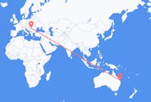 Flyrejser fra Hervey Bay, Australien til Timișoara, Rumænien
