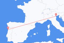Flyg från Porto, Portugal till Venedig, Italien