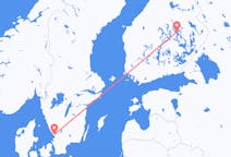 Vols depuis la ville de Kuopio vers la ville de Halmstad