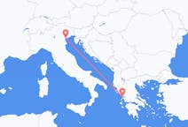 Flyreiser fra Preveza, Hellas til Venezia, Italia