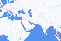 Flights from Kuantan, Malaysia to Caen, France