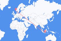 Flyrejser fra Surabaya, Indonesien til Haugesund, Norge