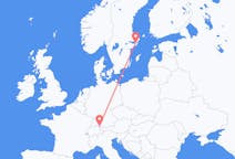 Flyreiser fra Stockholm, Sverige til Friedrichshafen, Tyskland