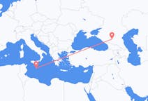 Flyrejser fra Mineralnye Vody, Rusland til Valletta, Malta
