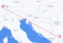 Flights from Zürich, Switzerland to Pristina, Kosovo