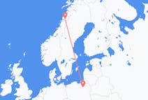 Flights from Mo i Rana, Norway to Szymany, Szczytno County, Poland