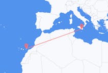 Vluchten van Comiso naar Fuerteventura