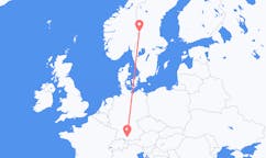 Flights from Memmingen, Germany to Rörbäcksnäs, Sweden