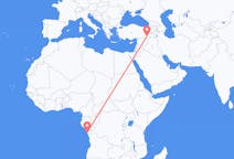 Flyrejser fra Cabinda, Angola til Mardin, Tyrkiet