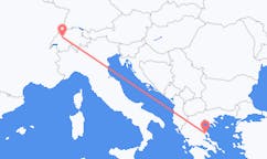 Vluchten van Bern naar Volos