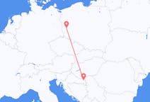 Flyg från Zielona Góra till Osijek
