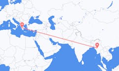 Flights from Bagan, Myanmar (Burma) to Patras, Greece