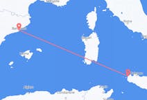 Flyrejser fra Barcelona, Spanien til Trapani, Italien