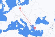 出发地 德国出发地 莱比锡目的地 土耳其哈利卡那索斯的航班