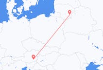 Flights from Vilnius in Lithuania to Graz in Austria