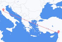 出发地 意大利佛罗伦萨目的地 土耳其哈塔伊省的航班