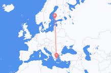 Flights from Turku to Athens