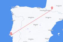 Flyg från Lourdes (kommun i Brasilien, São Paulo, lat -20,94, long -50,24) till Lissabon