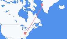 Voos de Greenville, Estados Unidos para Maniitsoq, Groenlândia