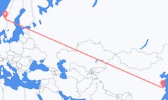 出发地 中国无锡市目的地 挪威Roros的航班