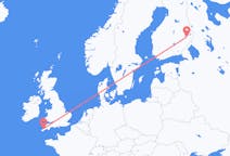 Flights from Joensuu, Finland to Newquay, the United Kingdom