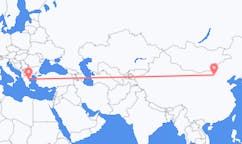 Vluchten van Hohhot, China naar Volos, Griekenland