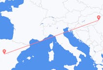 Vluchten van Madrid, Spanje naar Oradea, Roemenië