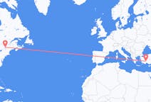 Flights from Montreal, Canada to Isparta, Turkey